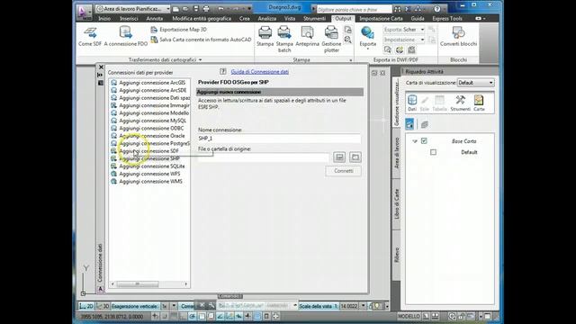 Da TXT a shape, SDF, ACADPOINTS con AutoCAD MAP смотреть онлайн