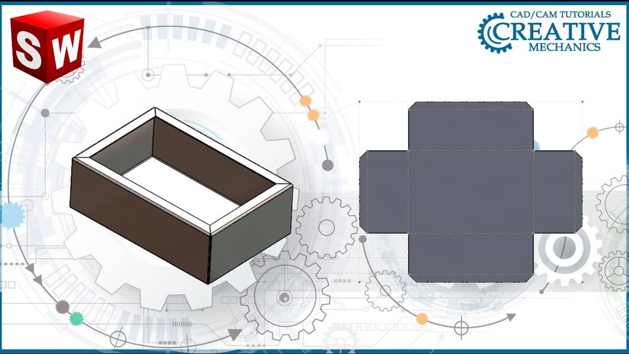 Уроки Solidworks.Работа с листовым металлом смотреть онлайн