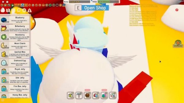 Расширяем улей в Bee Swarm Simulator