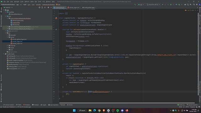 Android Studio || Kotlin || Firebase Google Authentication Tutorial Video || Part 1 смотреть онлайн