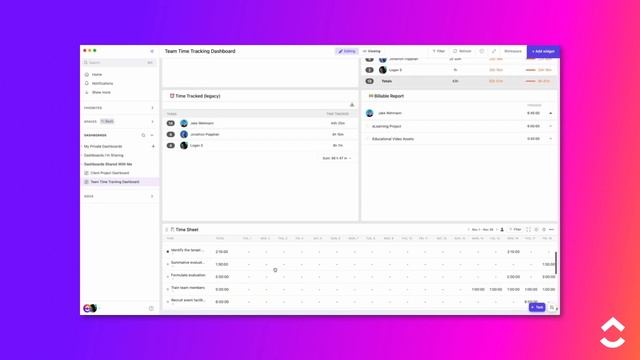 Time Tracking Widgets (ClickTips) смотреть онлайн