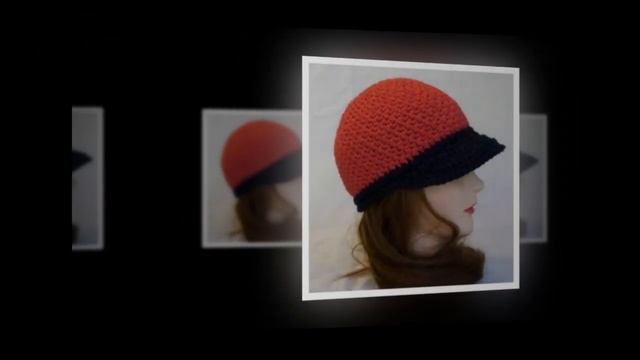 Вязанные шапки с козырьком Теденции 2020 года. Women's knitted hats смотреть онлайн
