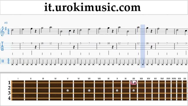 Corso di Ukulele Melodia The Pink Panther - Theme Song Tablature Tab Parte#1 Esercita um-i276 смотреть онлайн