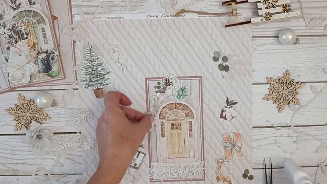 Мастер класс. Новогодняя открытка с оленем. Приятного просмотра❤️ смотреть онлайн
