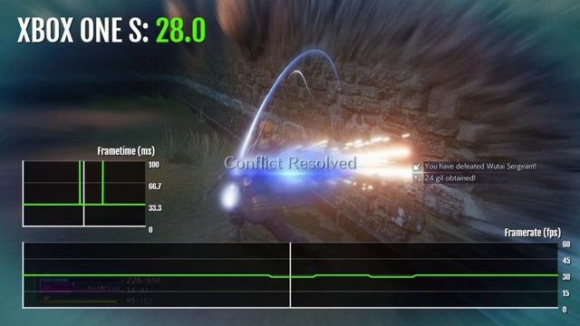 Crisis Core Final Fantasy VII Reunion - Xbox One Gameplay + FPS Test смотреть онлайн
