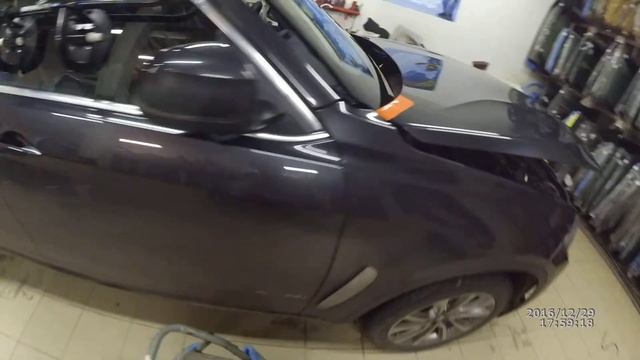 BMW X6 F16 вклейка лобового стекла смотреть онлайн