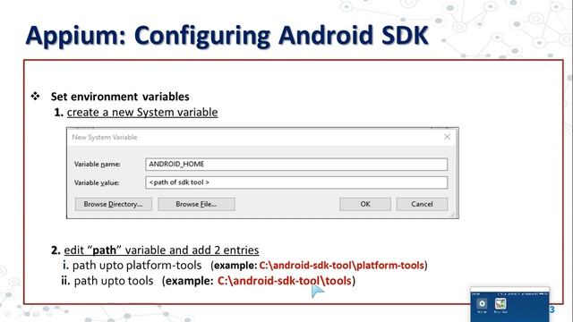 03 - Appium Tutorial : Android SDK Setup on Windows Machine | no need of Android Studio смотреть онлайн