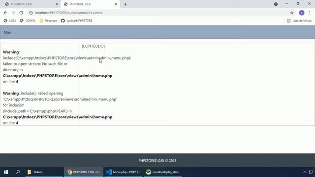 PHP Webstore #073 IMPLEMENTAÇÃO DE MENU DE NAVEGAÇÃO NO BACKOFFICE смотреть онлайн