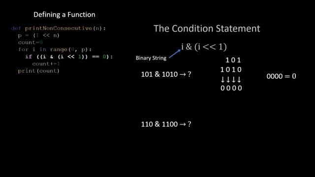 No consecutive 1's in Binary String Python смотреть онлайн