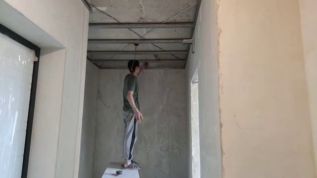 Гипсокартон учун каркас ясаш. смотреть онлайн