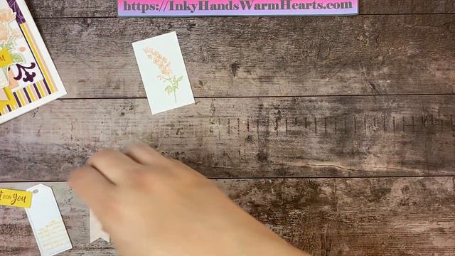🌹How to make the Design a Daydream Tag Card-Ranunculus Romance- Stampin’ Up!-Inky Hands Warm Hearts смотреть онлайн