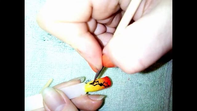 Быстрый дизайн ногтей на Хеллоуин. Летучая мышь/Halloween Nail Art Design. Bat смотреть онлайн