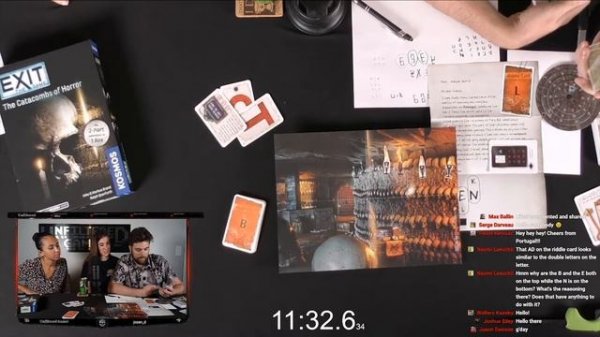 Escape Room Game Playthrough - Exit: The Catacombs of Horror (Part 1)