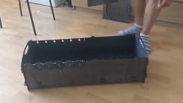 Мангал "XL-МВ" двухсекционный с двойным дном, обзор. смотреть онлайн