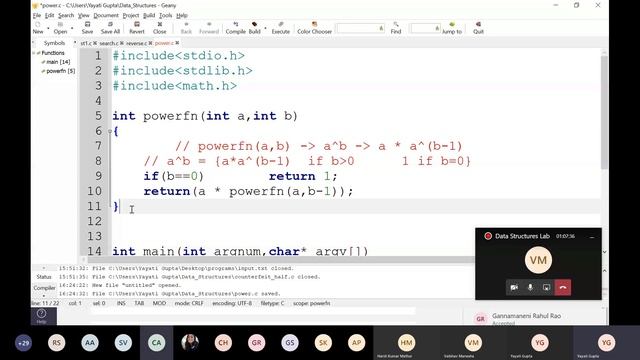 Data Structures Lab 3: 29 Sep : Recursion смотреть онлайн