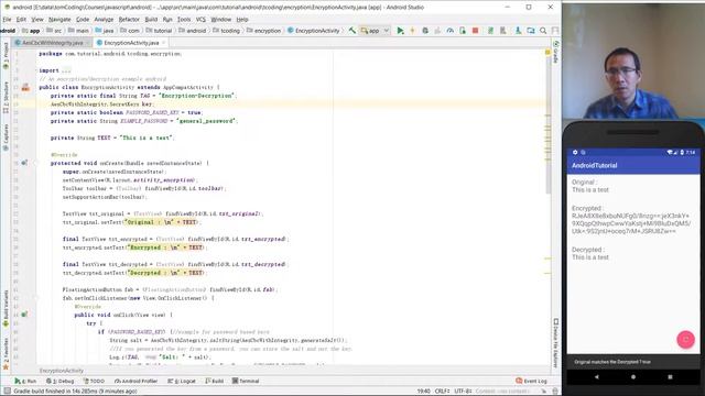 An encryption decryption example android смотреть онлайн