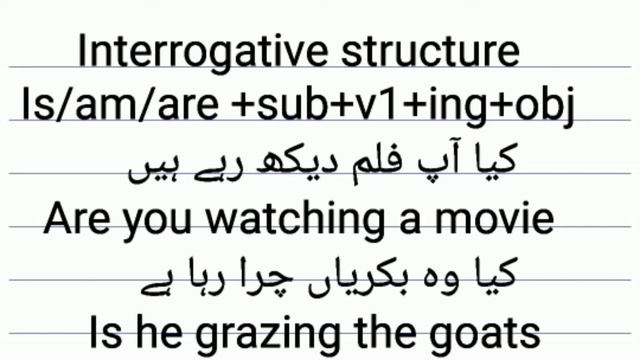 Present continuous tense in urdu смотреть онлайн
