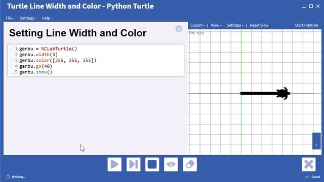 Setting Line Width and Color for the Python Turtle смотреть онлайн