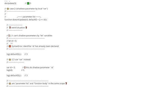 shadowing parameters by local variables? (1 answer) смотреть онлайн