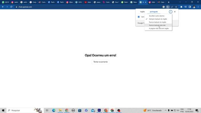 ChatGpt - Ops! Ocorreu um erro! смотреть онлайн