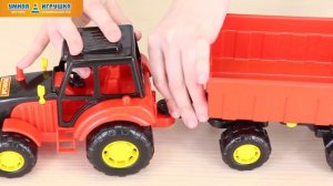 Игрушка «Трактор с прицепом №1» (серия Мастер)