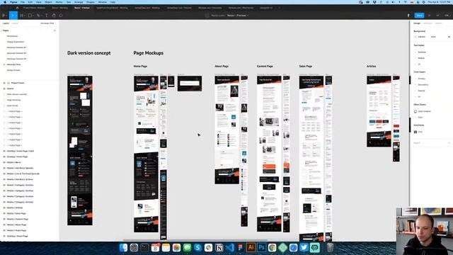 Live Designing 04: My Design Process in Figma (Part 1) смотреть онлайн