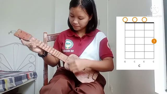 Strumming ukelele in 4/4 beat in the chords C, F ,Dm, G, Am, and Em chord. смотреть онлайн