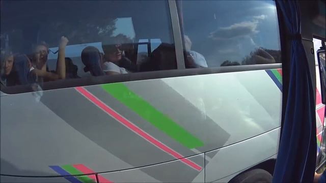 Черногория (август 2015). Экскурсия в Албанию часть-1.(Будва-Подгорица-граница). смотреть онлайн