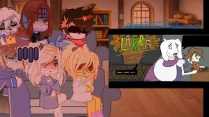 Реакция андертейл на [Horrortale] комикс | гача лайв| клуб| — undertale reaction to horrortale