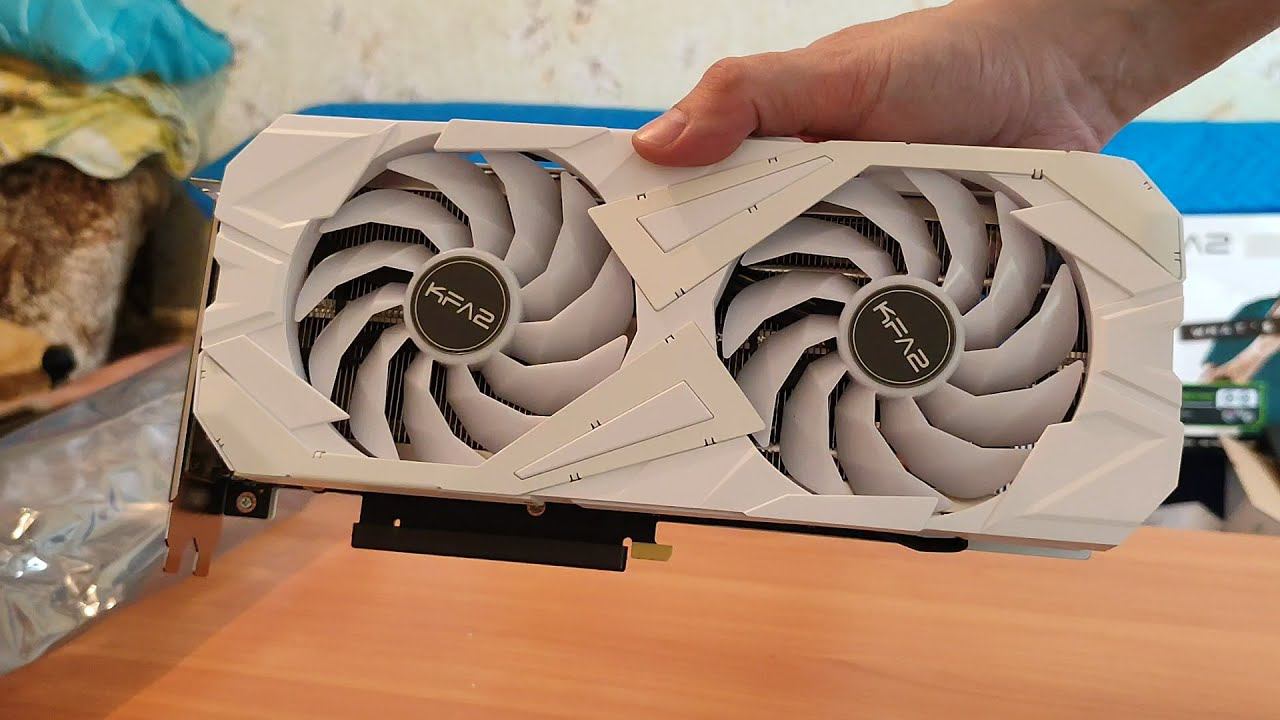 KFA2 GeForce RTX 3060 X WHITE Распаковка