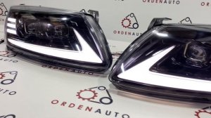 Передние фары Лада Гранта в стиле Лексус Bi-LED линзами. Новинка 2023 года