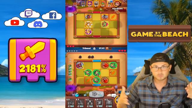 *LOW LEVEL* CORSAIR KEEPS WINNING on PVP?!? In Rush Royale смотреть онлайн