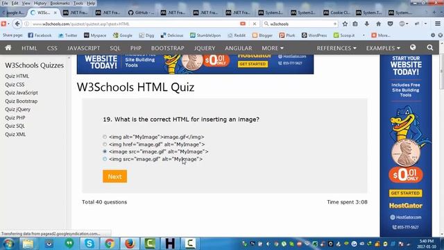 W3Schools HTML Quiz Walkthrough смотреть онлайн