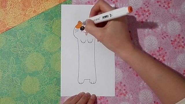 Как сделать ЗАКЛАДКУ для книги КОТИКА СВОИМИ РУКАМИ/1090/How to bookmark A CAT WITH your OWN HANDS смотреть онлайн