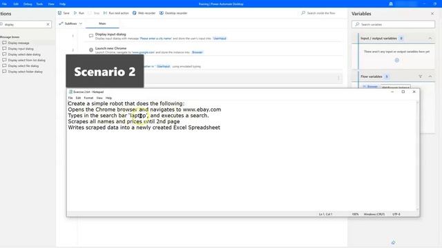 Scraping data from the web in Microsoft Power Automate for Desktop смотреть онлайн