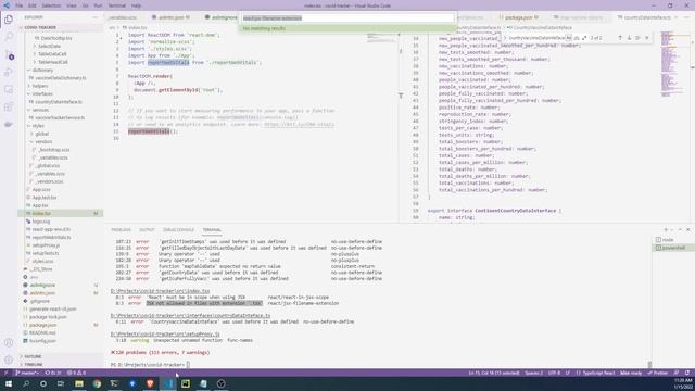 Raw Coding Series - React Covid Tracker - ESLint смотреть онлайн