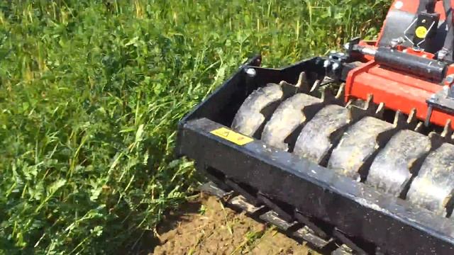Interratrice Forigo G 45 3 metri su cover crop di veccia + orzo смотреть онлайн
