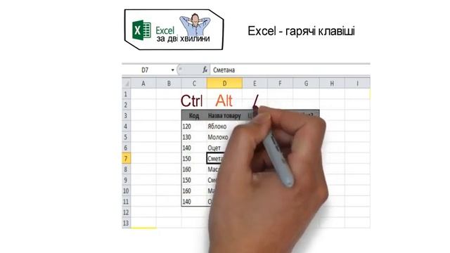 Excel - гарячі клавіші смотреть онлайн