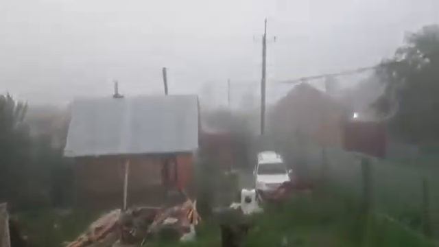 Ураган с дождем . Нижний Услон , июля 2021 год смотреть онлайн