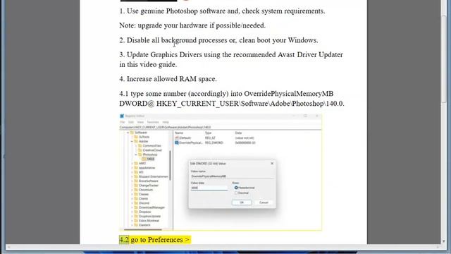 Fix Photoshop not enough RAM error on Windows смотреть онлайн