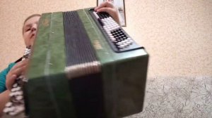 Песня "КАК РОДНАЯ МЕНЯ МАТЬ ПРОВОЖАЛА" на баяне (без нот)