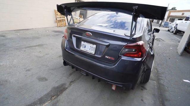 INSTALLING 2015 WRX VARIS CARBON FIBER LIP & SPLITTER смотреть онлайн