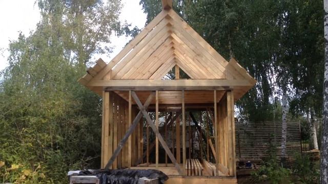 День 15. Стропила двухскатной крыши смотреть онлайн