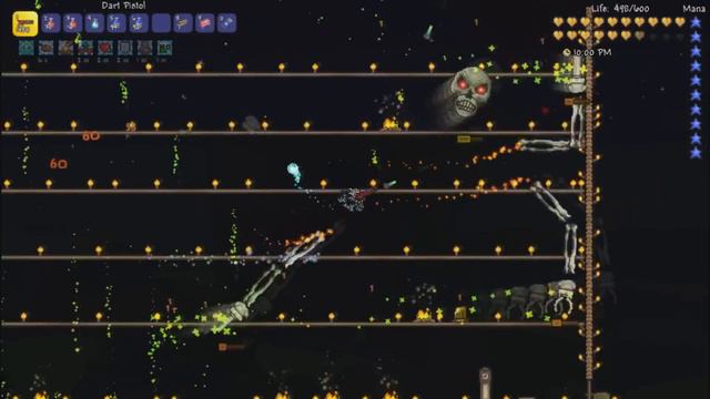 Terraria 1.3 Weapons VS. Expert Bosses: DART PISTOL VS. SKELETRON PRIME! CURSED DARTS смотреть онлайн