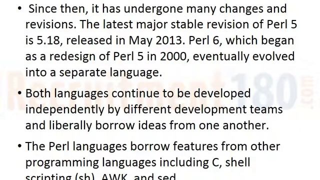 Perl Programming Language Tutorial free download смотреть онлайн