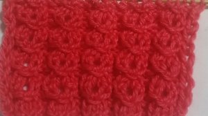 Узор спицами. Замочек