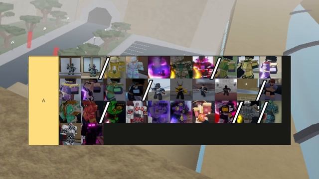 YBA OFFICIAL SKIN VALUE TIERLIST [MADE BY PARAGON] Your Bizarre Adventure Christmas Update Tierlist