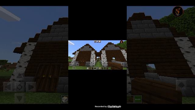 Строю
 свою деревню в Minecraft