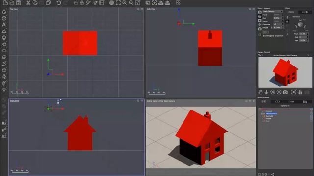 VUE: How to use orthographic projection in cameras смотреть онлайн