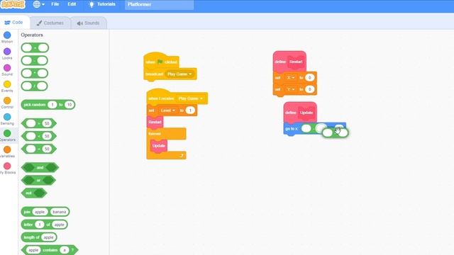 How to Code A Scrolling Platformer in 5.295 minutes - Scratch Tutorial Part 1 смотреть онлайн